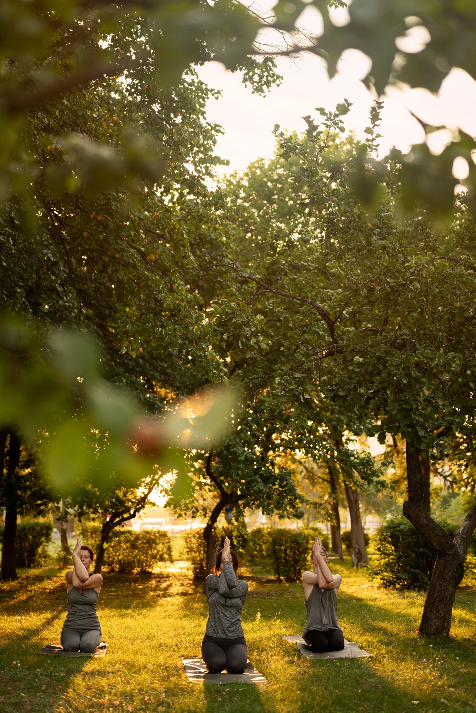 Shivalaya Yoga Peeth trainees doing yoga